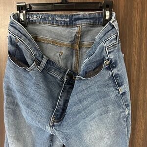 Talbots women’s stretch Flawless Light Blue Slim Ankle Jeans